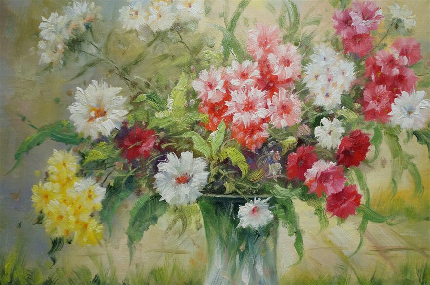 唐见文《花香》