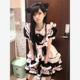 「喵铃心事」日系少女新款猫咪女仆可爱重工lolita黑粉女仆装