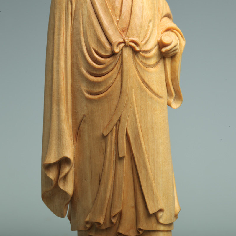 黄杨木精雕人物摆件【文人墨客】纹理细腻 高档文房木雕工艺品