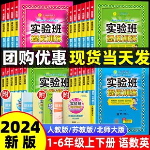 2024春雨教育实验班提优训练一年级二年级三年级四年级五年级六年级上册下册语文数学英语全套人教版北师大苏教同步训练题练习册