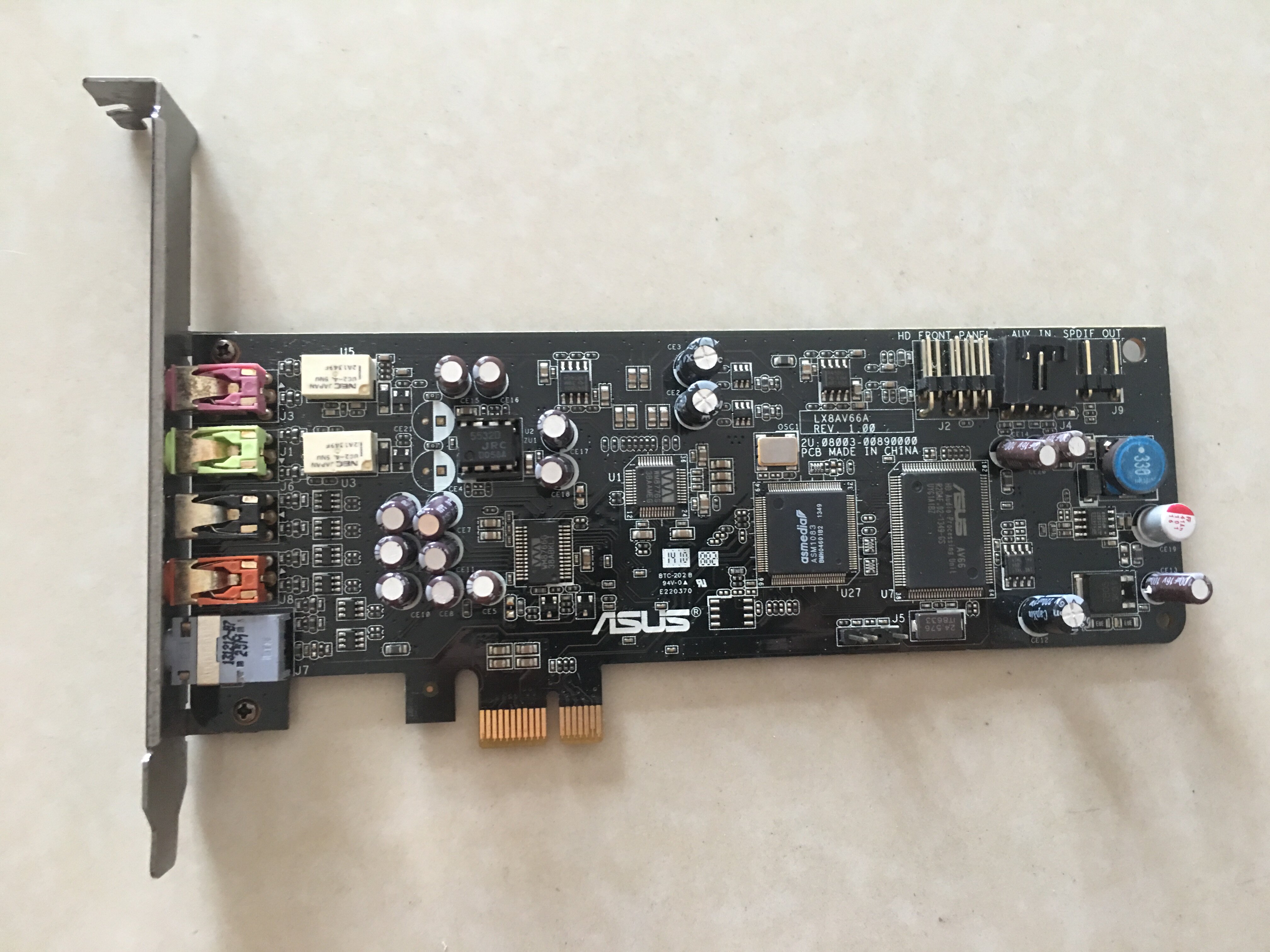 音乐声卡内置_华硕 xonar dsx 游戏音乐内置声卡7.1 pcie声卡优惠券