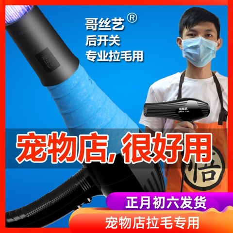 哥丝艺狗电吹风机宠物拉毛专用大功率吹毛神器金毛泰迪大型小型犬
