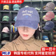 MLB帽子代购正品男女情侣款学院风刺绣遮阳软顶棒球帽休闲鸭舌帽
