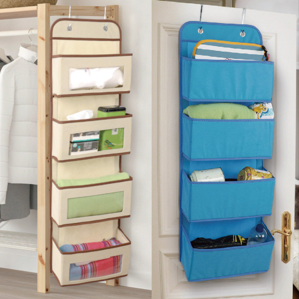 收纳袋挂袋墙挂式门后多层布艺挂兜整理袋宿舍储物袋杂物收纳神器