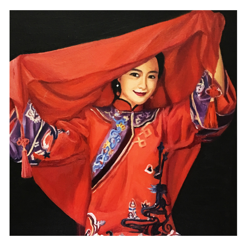 杨凌皙 作品 《新娘》 布面油画
