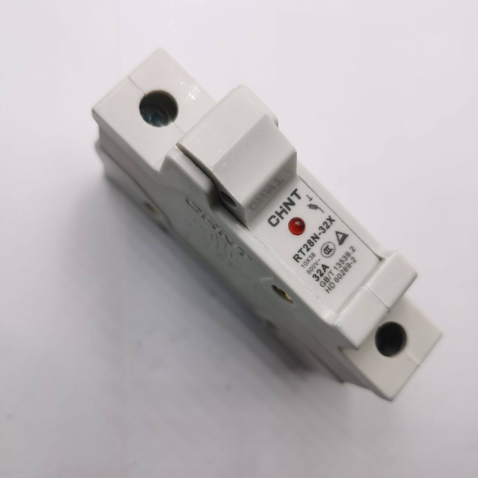 正泰带灯熔断器 rt28n-32x/1p  rt28-32x/1p  10*38熔断器底座