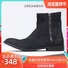 Chelsea England Retro suede genuine leather A pedal Side zipper Bootie Alice head man Boots winter Chelsea England Retro suede genuine leather A pedal Side zipper Bootie Alice head man Boots winter