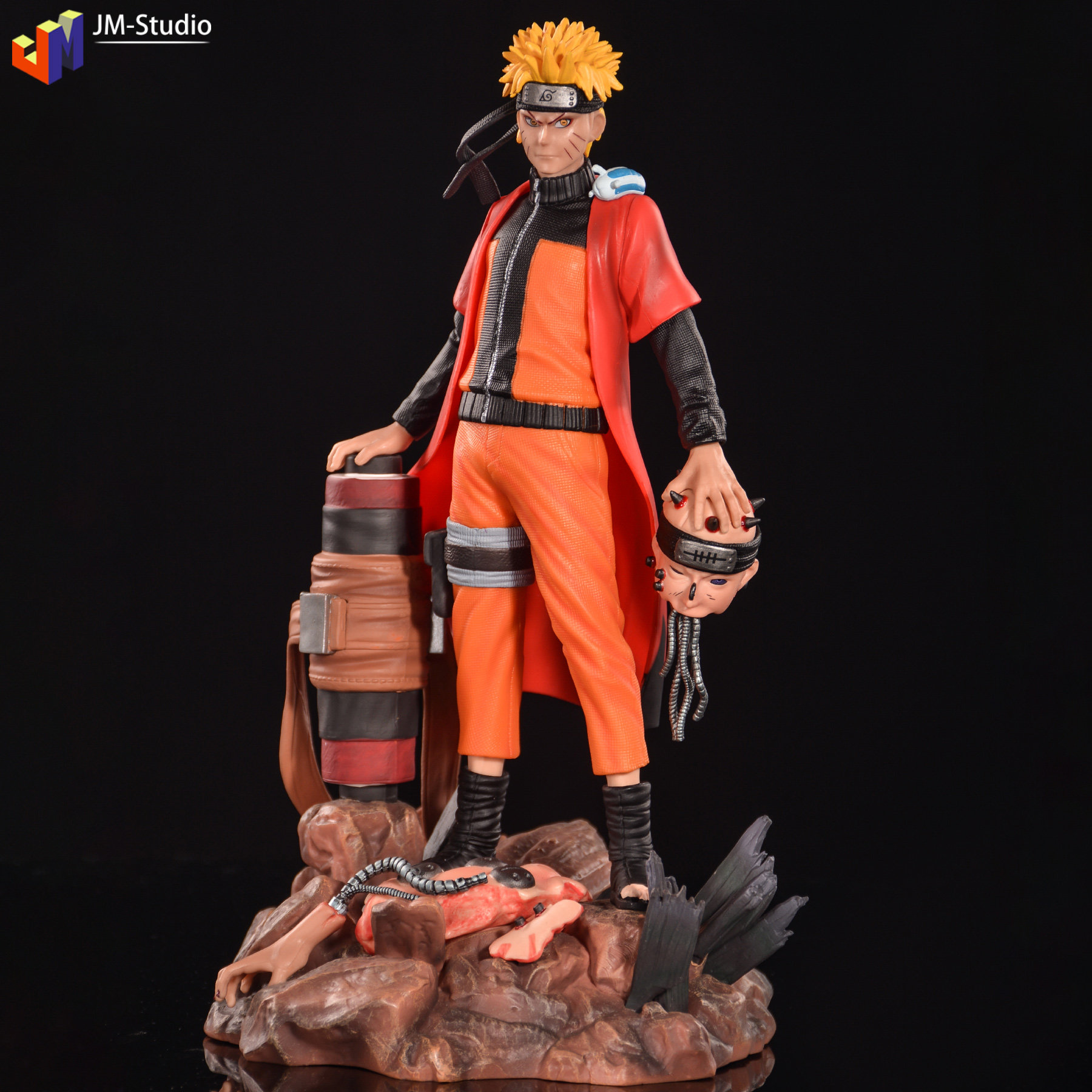 火影忍者系列gk 力量旋涡鸣人 仙人模式仙鸣场景雕像模型盒装手办