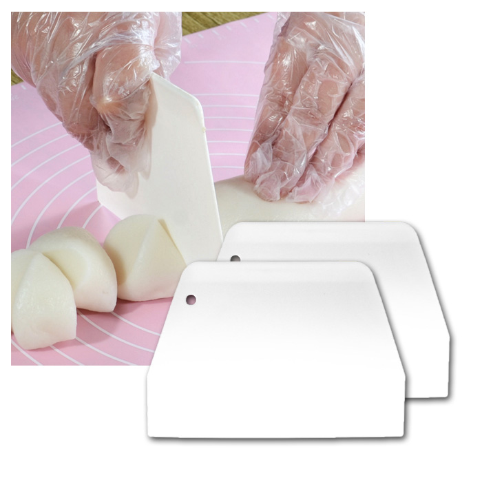 塑料奶油蛋糕刮刀 肠粉梯形刮板 面团切刀铲刀 DIY厨房烘焙工具