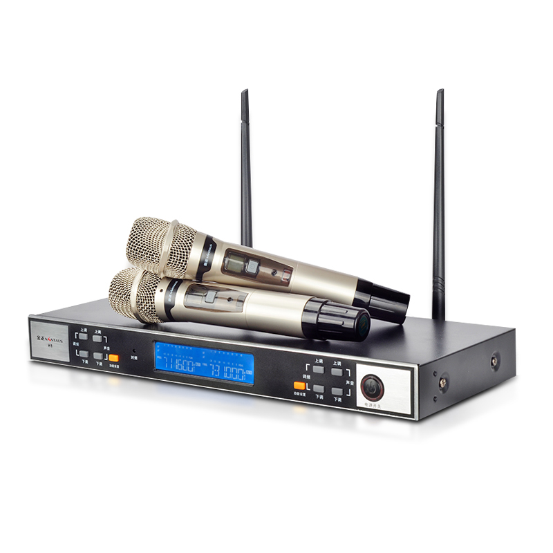 金正H1无线话筒一拖二家用ktv会议卡拉Ok蓝牙金属U段无线麦克风唱歌电脑电视专用婚庆舞台防啸叫话筒|ruв категории видео электрических приборов, микрофон/микрофон - от Buy2taobao.com для оказания профессиональной услуги покупки агента Taobao