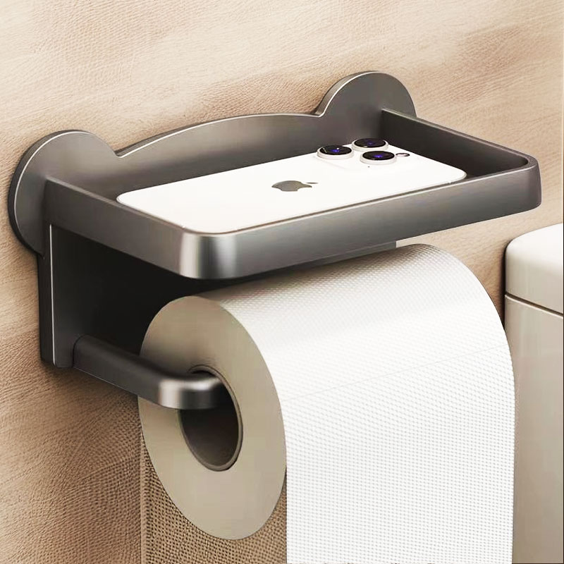 卫生间厕纸盒抽纸卷纸筒放置盒洗手间收纳免打孔厕所纸巾盒置物架