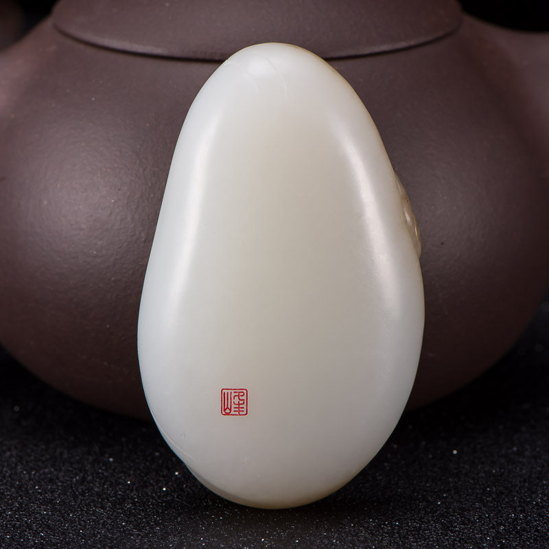 [源头好货-镇平]河南省玉石雕刻大师吴春强 佛缘挂件 82.63g