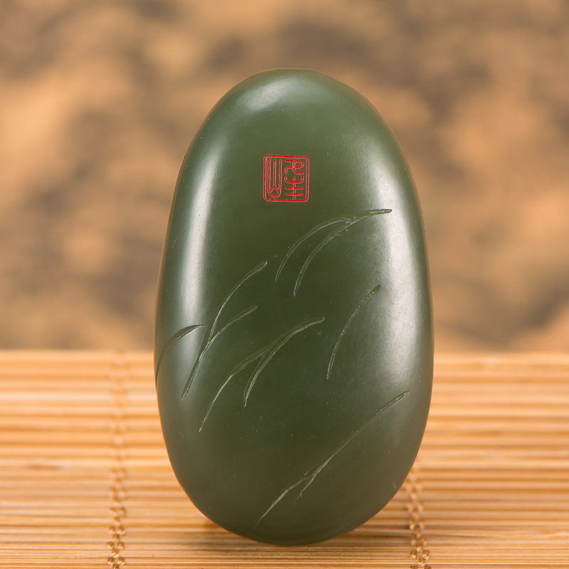 [源头好货-镇平]河南省玉石雕刻大师吴春强 笑佛挂件 20.80g