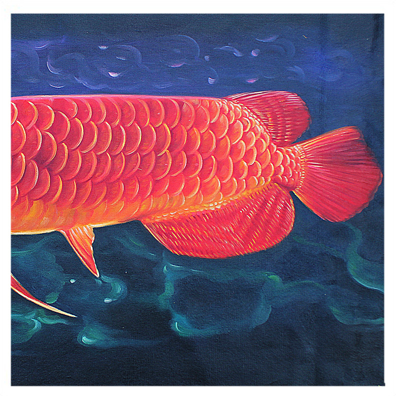 肖涵《金龙鱼07》布面油画
