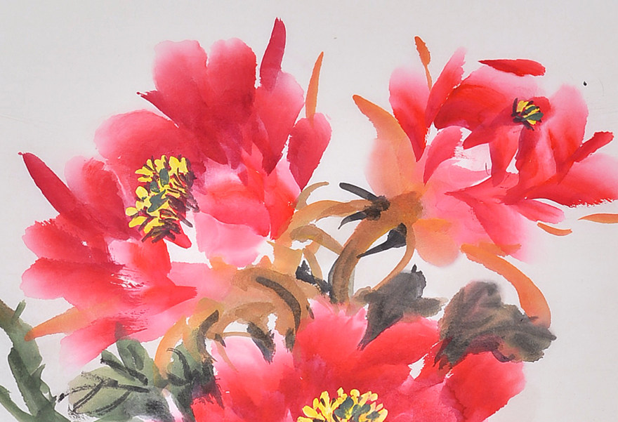 李炳辉《富贵雅香》当代著名画家