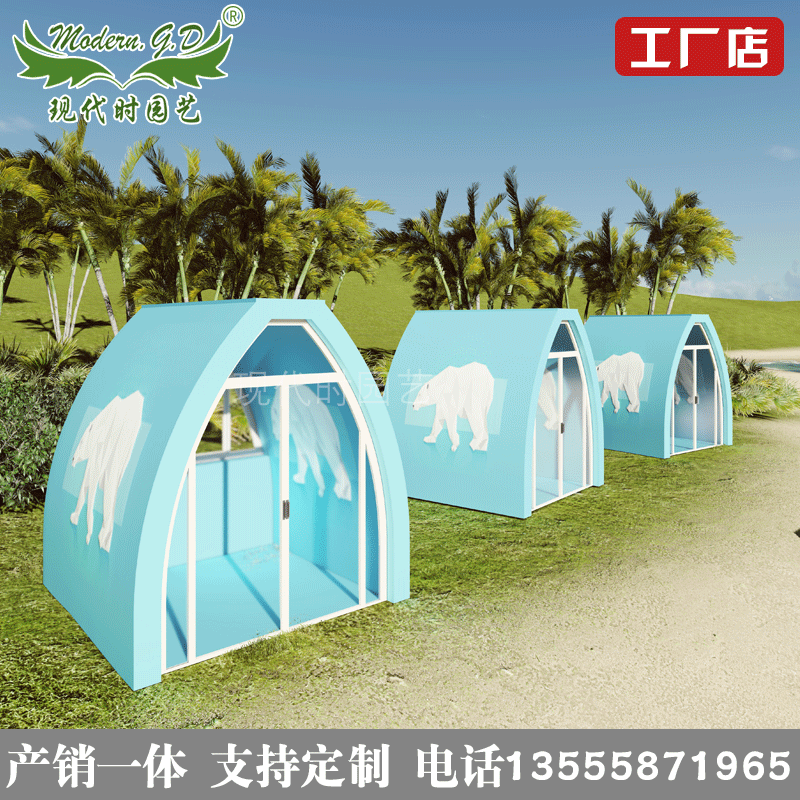 可移动临建房户外垂钓钓鱼房水上尖顶网红民宿房2小时快拼装厂家
