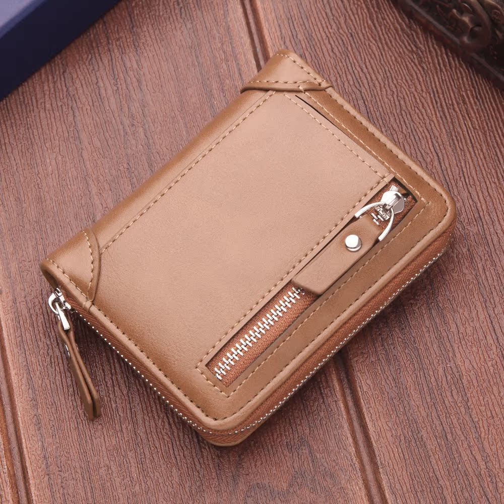 热销男士钱包短款 软皮 折叠