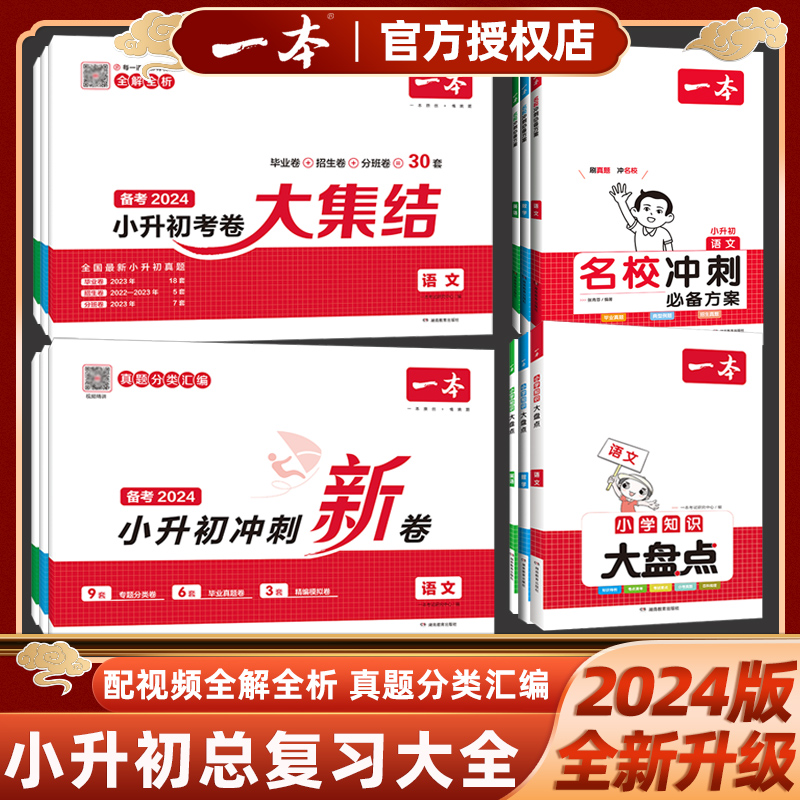 2024版一本小升初冲刺新卷真题卷