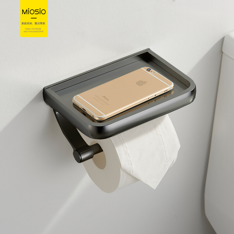 太空铝卫生间纸巾架 厕所卷纸架厕纸架浴室 手纸架洗手间纸盒架