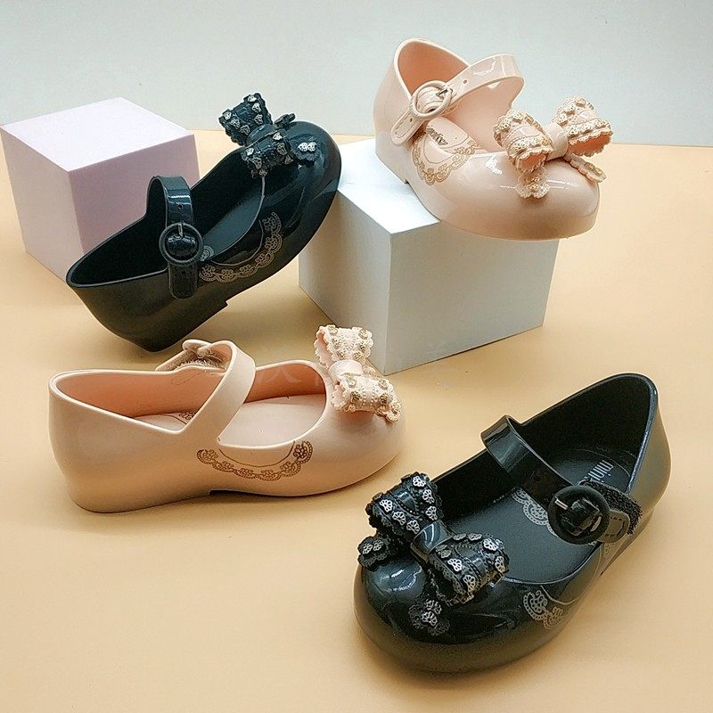 新款巴西梅丽莎童鞋儿童包头公主鞋宝宝凉鞋蝴蝶结melissa果冻鞋