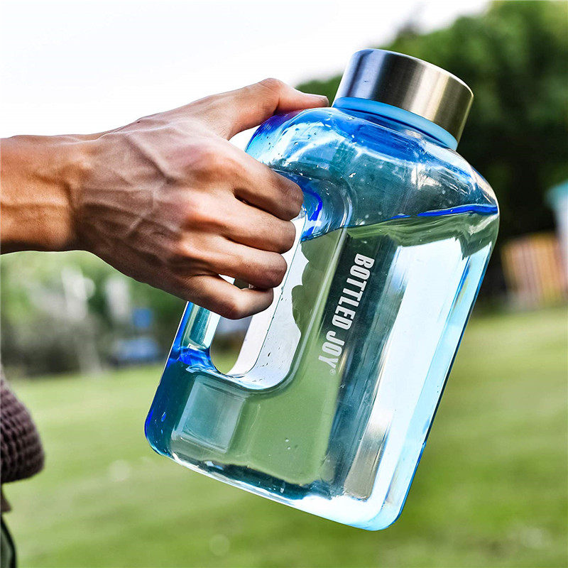 杜海涛王俊凯健身水壶2l2升大号水杯便携超大容量户外运动水桶杯