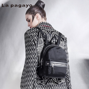 chanel雙肩背包價格和圖片 La pagayo 帕佳圖新品 防水尼龍學院風 雙肩包 雙肩背包女包 背包