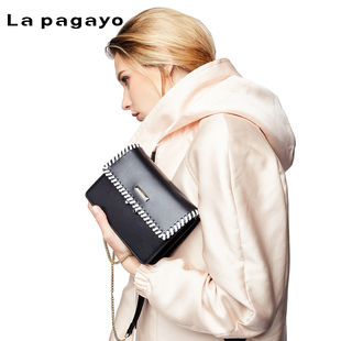 burberry圖示 La pagayo 帕佳圖春夏新品 女士頭層牛皮 休閑單肩斜挎包 burberry包