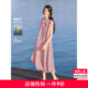 【博主同款】沫晗依美度假风显瘦A字无袖连衣裙2025夏季新款裙子