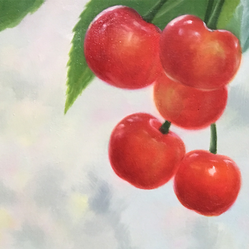 陈军《樱桃》布面油画