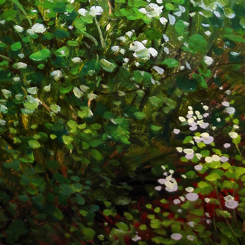 黄永祥《路边花》布面油画|首都师范大学油画系