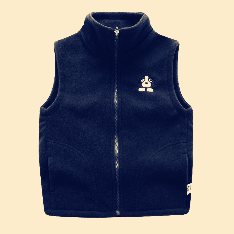 秋冬儿童运动马甲抓绒衣外套双层同色两面穿摇粒绒上衣可定制logo|ruв категории Детская одежда, жилет - от Buy2taobao.com для оказания профессиональной услуги покупки агента Taobao