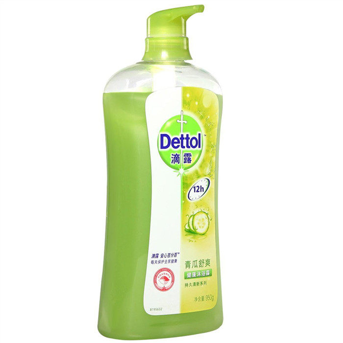 滴露青瓜精华持久舒爽健康沐浴露650g/950g去汗味