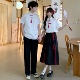 古风汉服班服套装初中生红歌比赛朗诵合唱演出服高中学生毕业校服