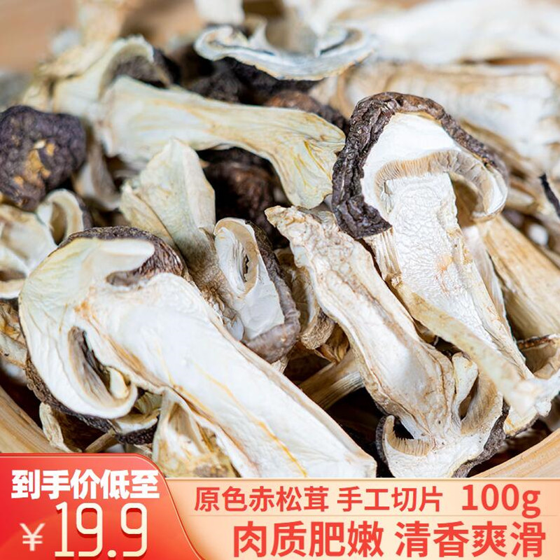 菇类干货炖汤特产赤松茸鲜菌菇包煲汤100g包装菌汤料包松茸菌菇干