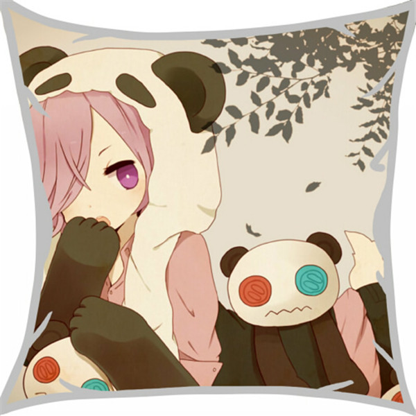绮丽日本动漫周边ungo因果方形抱枕靠垫礼品满百包动漫毛绒