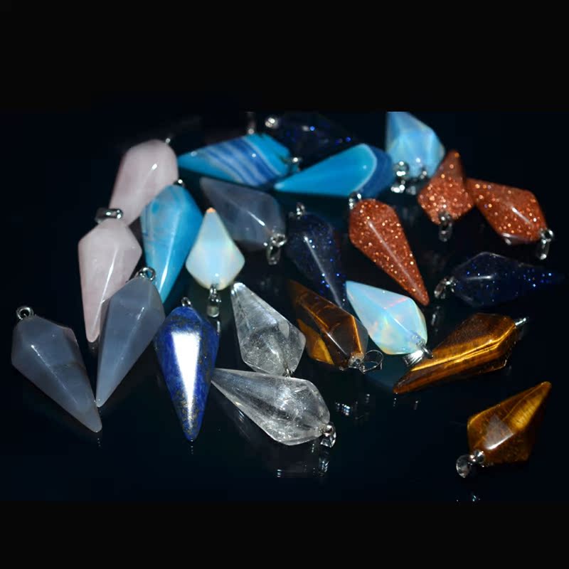 natural Optimization Natural quartz Pendulum Pendant Special Offer White Crystal Powder crystal 35*14mm Send Leatherin the Accessories/Fashion Jewelry, Pendant/Pendant category - from Buy2taobao.com to provide professional Taobao agent buy service