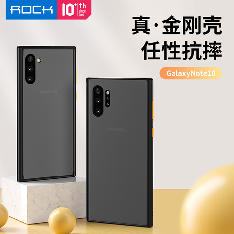 ROCK三星note10手机壳note10pro全包防摔硅胶手机套Galaxy note10+磨砂壳10plus创意ins潮牌保护壳ins潮牌