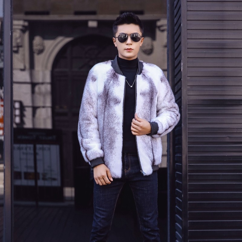 一折貂皮大衣 整貂男