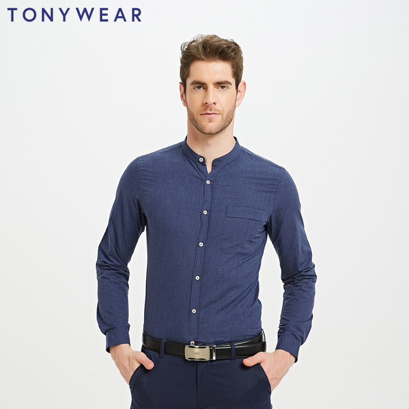 tonywear汤尼威尔春秋男商务休闲立领轻薄款羽绒服外套上衣包邮