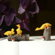 庭院花盆假山小鸭子摆件水池微景观造景盆景装饰桌面可爱儿童礼物