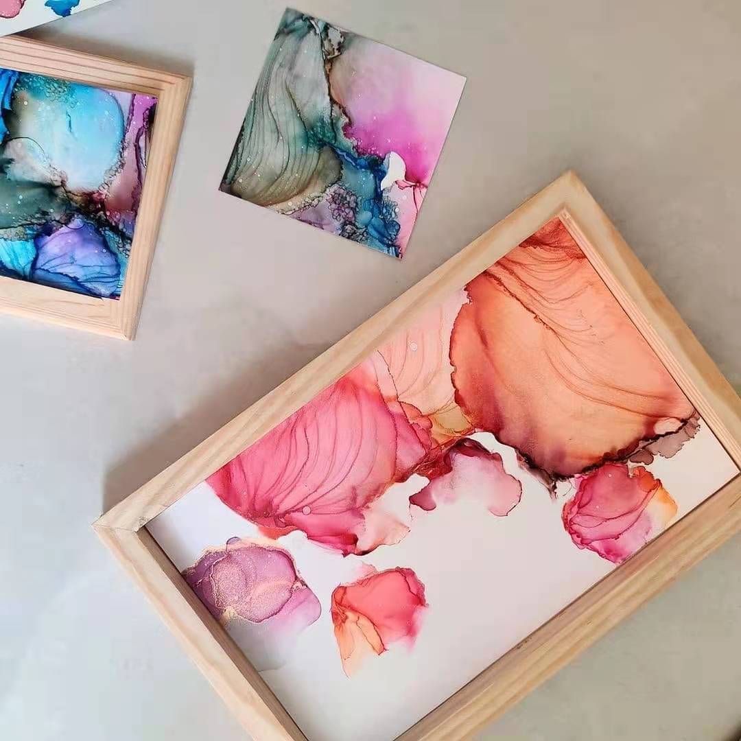 流体彩墨画 酒精画流体画 专用画纸 Yupo Paper在类目 家居饰品, 装饰画, DIY/数字油画中 - 来自Buy2taobao.com提供专业的淘宝代购服务