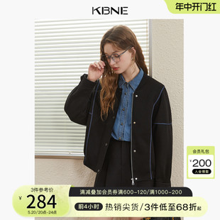 棒球服外套女秋冬款kbne2024春季新款高级感超好看今年流行上衣