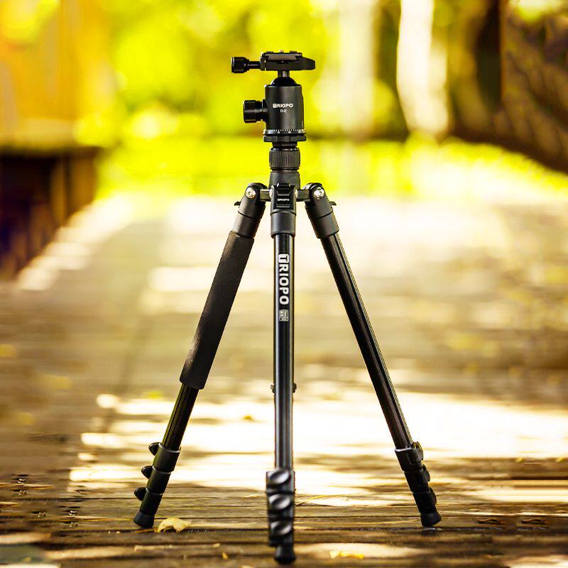 捷宝352三脚架单反相机三角架微单手机自拍直播支架液压云台摄
