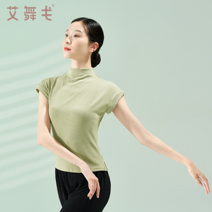 现代舞上衣古典舞练功服形体训练服夏季中国舞服装新款立领舞蹈服