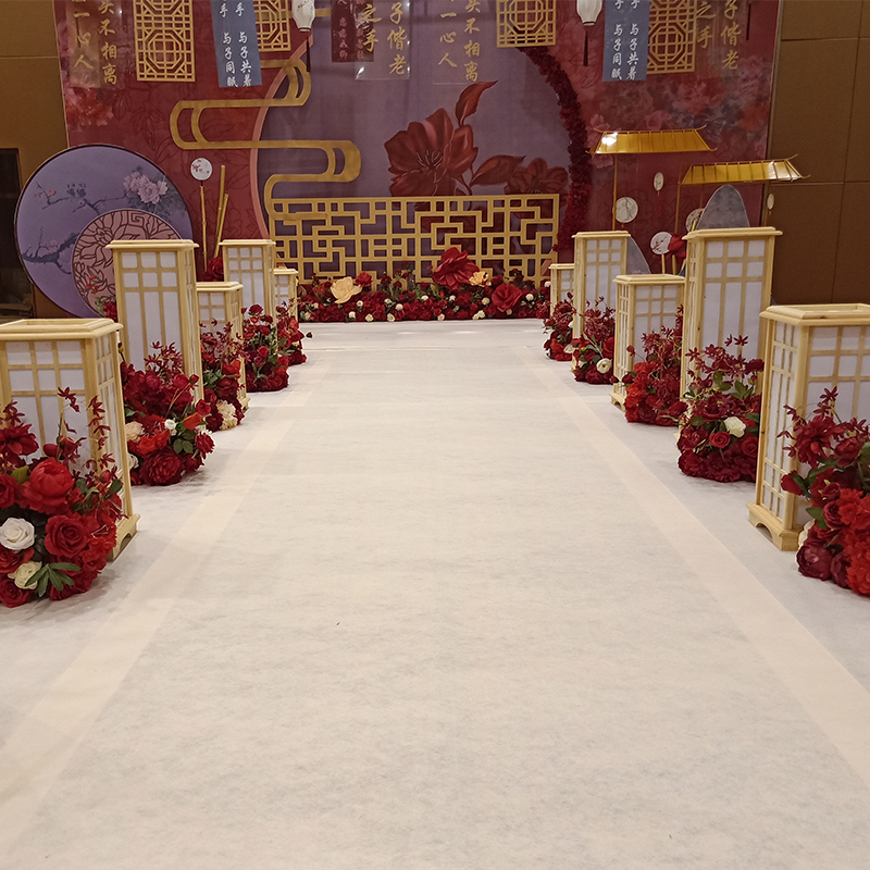 中式婚庆装饰道具原木罗马方柱路引灯舞台布置婚礼中国风宫灯摆件