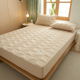 无印良品A类大豆纤维夹棉床笠单件纯色单人床罩0.9m1.35米1.8x2.0