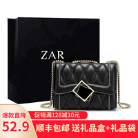 香港正品ins超火小包包女2022新款韩版小方包菱格链条单肩斜挎包