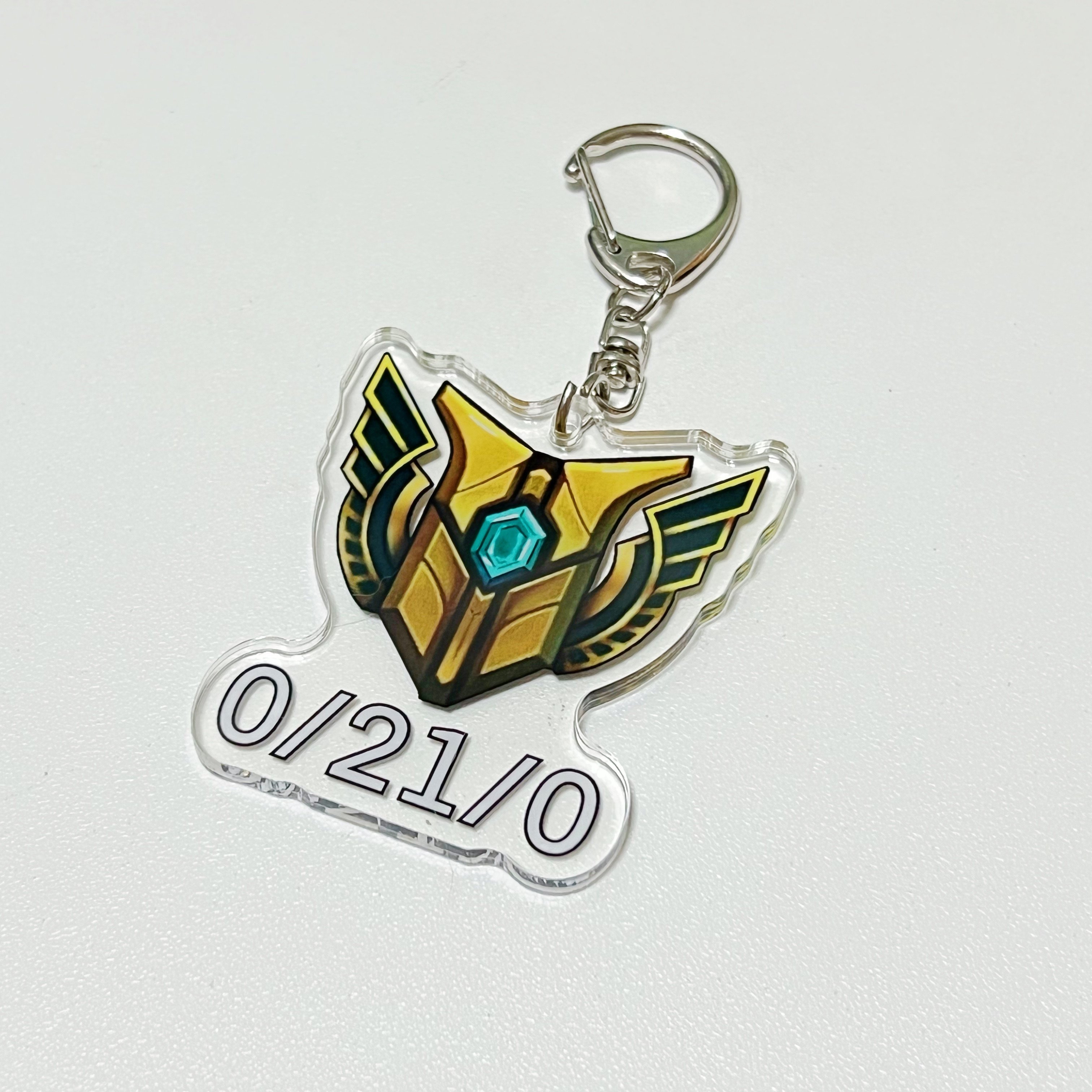 恶搞lol英雄联盟7级成就标志亚克力钥匙扣挂件亚索狗牌