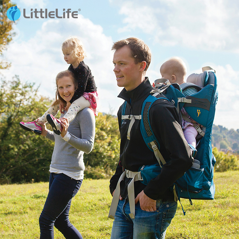 英国LittleLife儿童户外背架家庭出游徒步旅行背包式自由露营背架