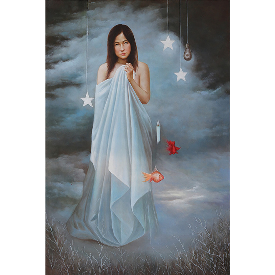 刘斌《梦》布面油画